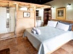 Double bed and shower Double bed and shower